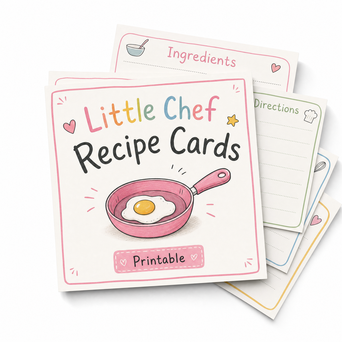 Little Chef Recipe Cards